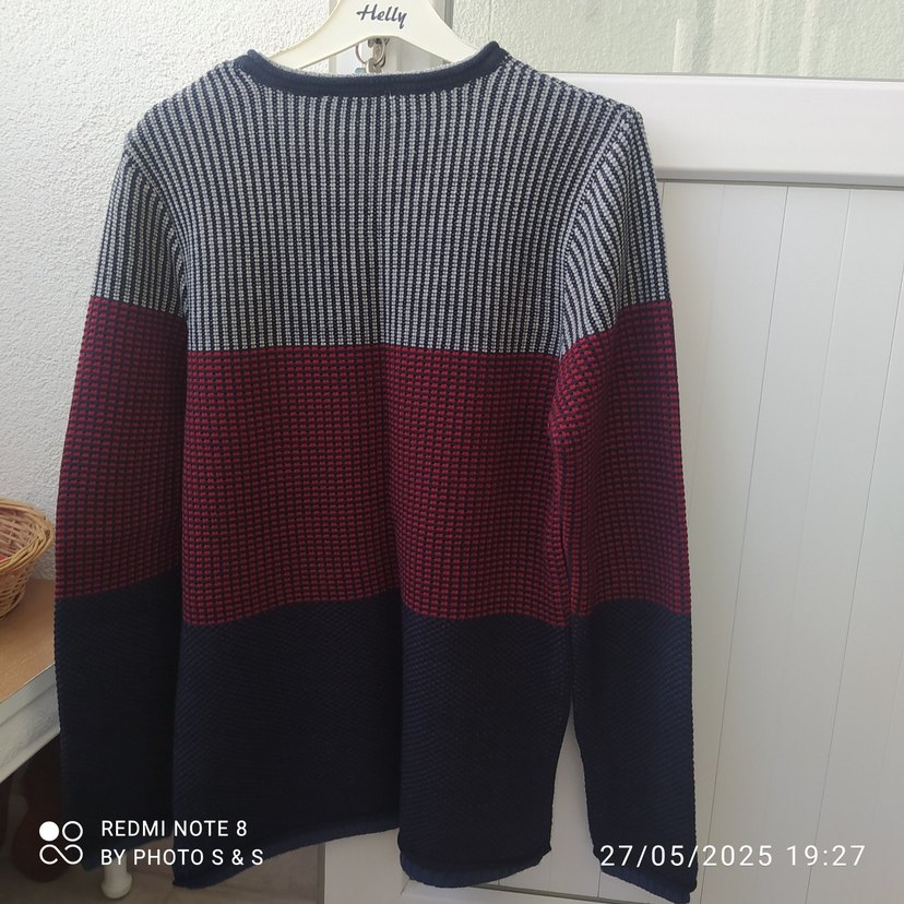 V Yaka Triko Erkek Kazak - Görsel 2