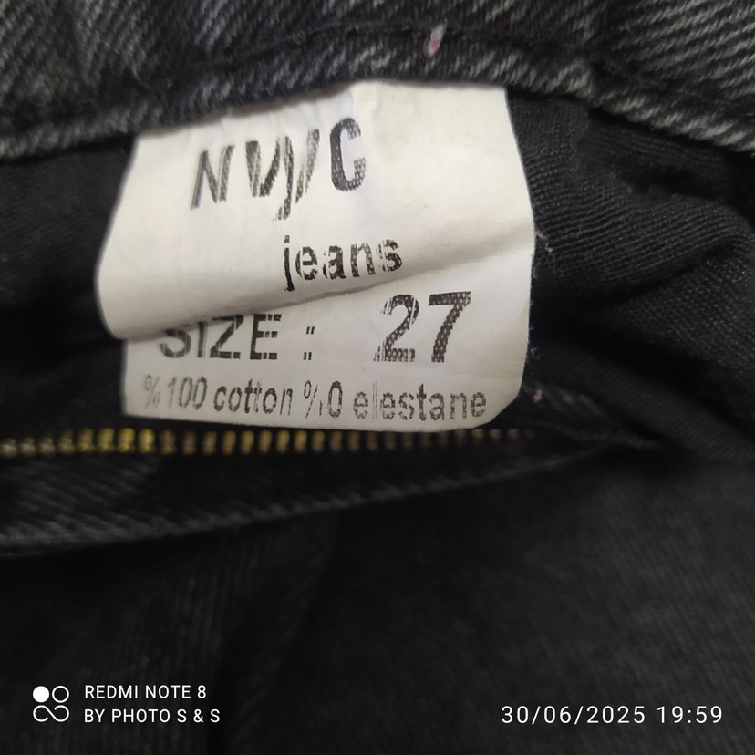 Gri Midi Boy Regular Fit Kadın Jean - Görsel 4