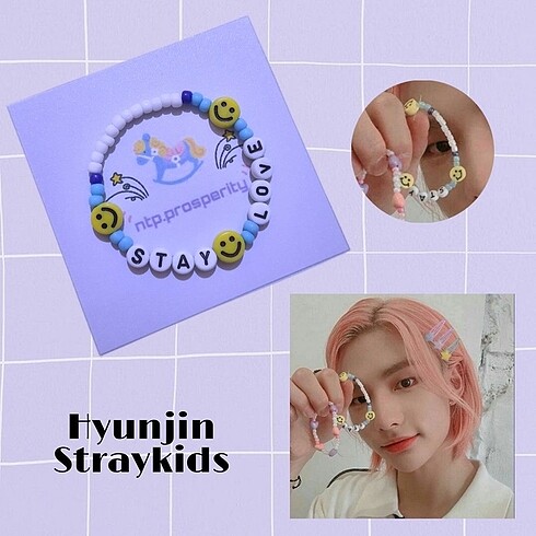  Beden SKZ Hyunjin Bileklik