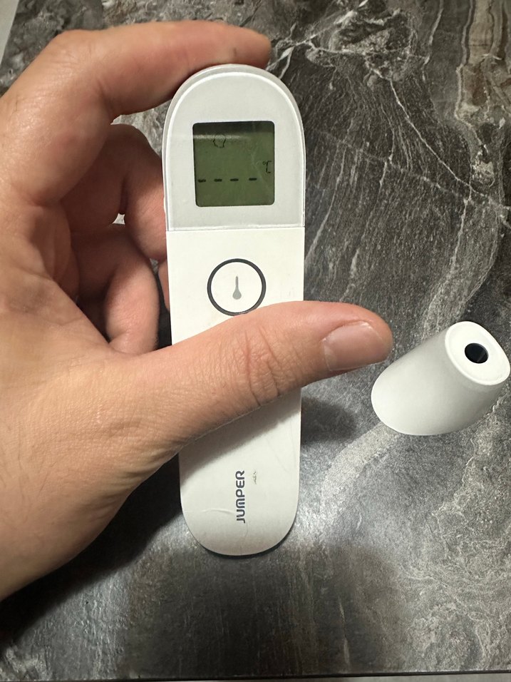 Jumper Dijital Temassız Termometre Gri - Görsel 2