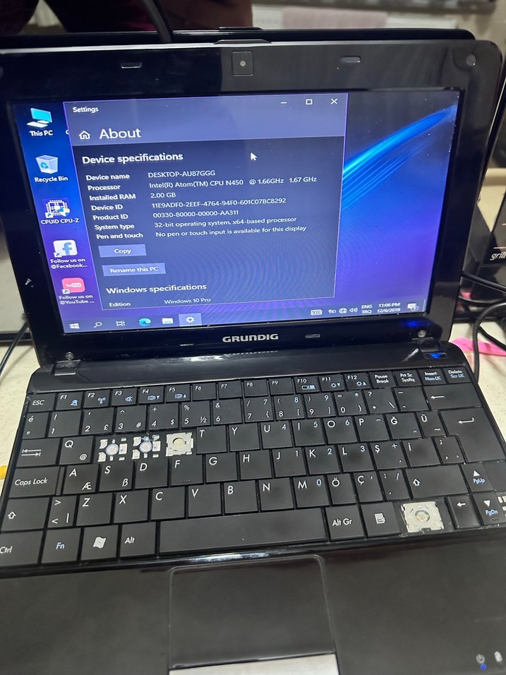 Mavi Grundig Dizüstü Bilgisayar - Görsel 3