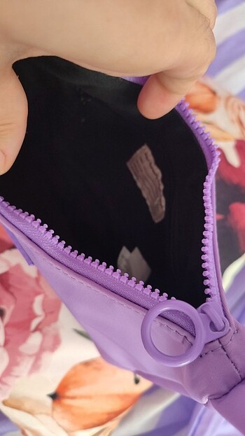  Beden mor Renk Pull and bear lila çanta