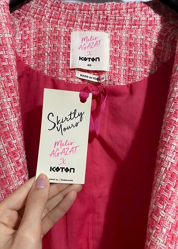 Pembe Blazer Ceket - Görsel 2