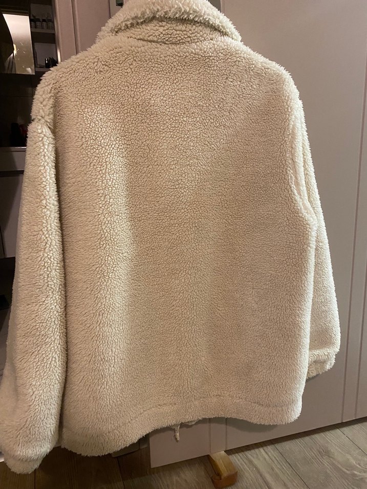 Bej Peluş Kadın Ceket - Görsel 2