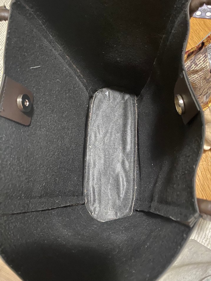 Kahverengi Deri Kadın Omuz Çantası - Görsel 4