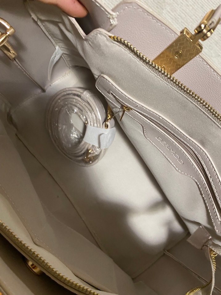 Bej Modern Klasik Kadın Çanta - Görsel 4