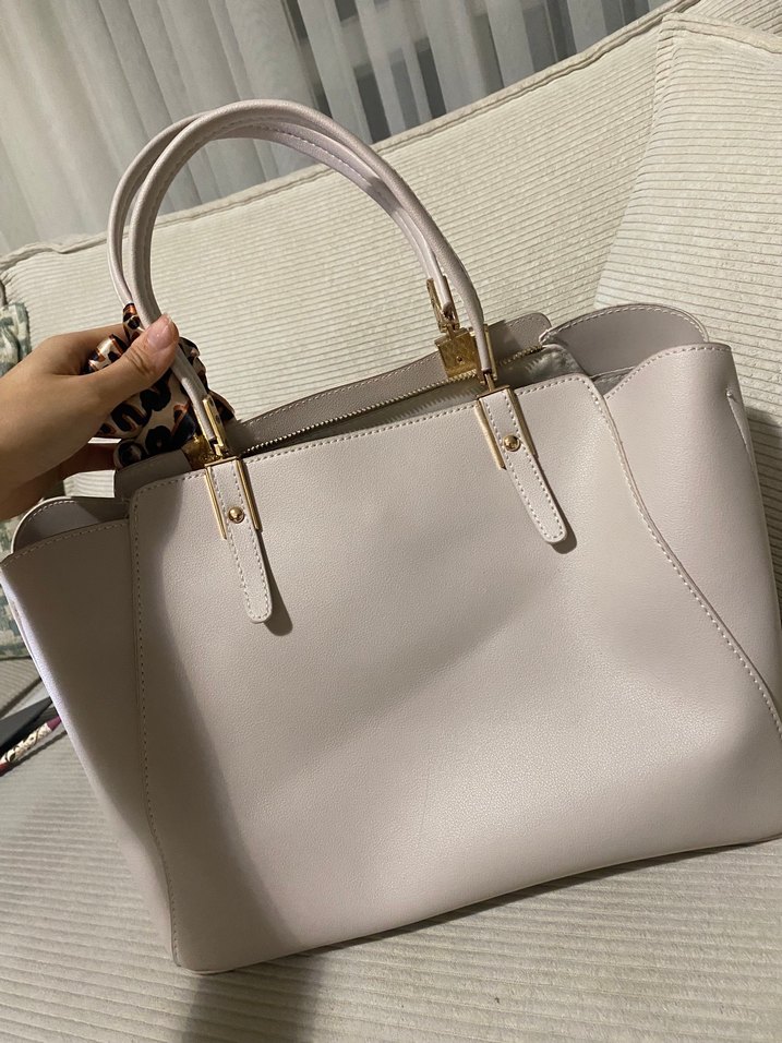 Bej Modern Klasik Kadın Çanta - Görsel 2