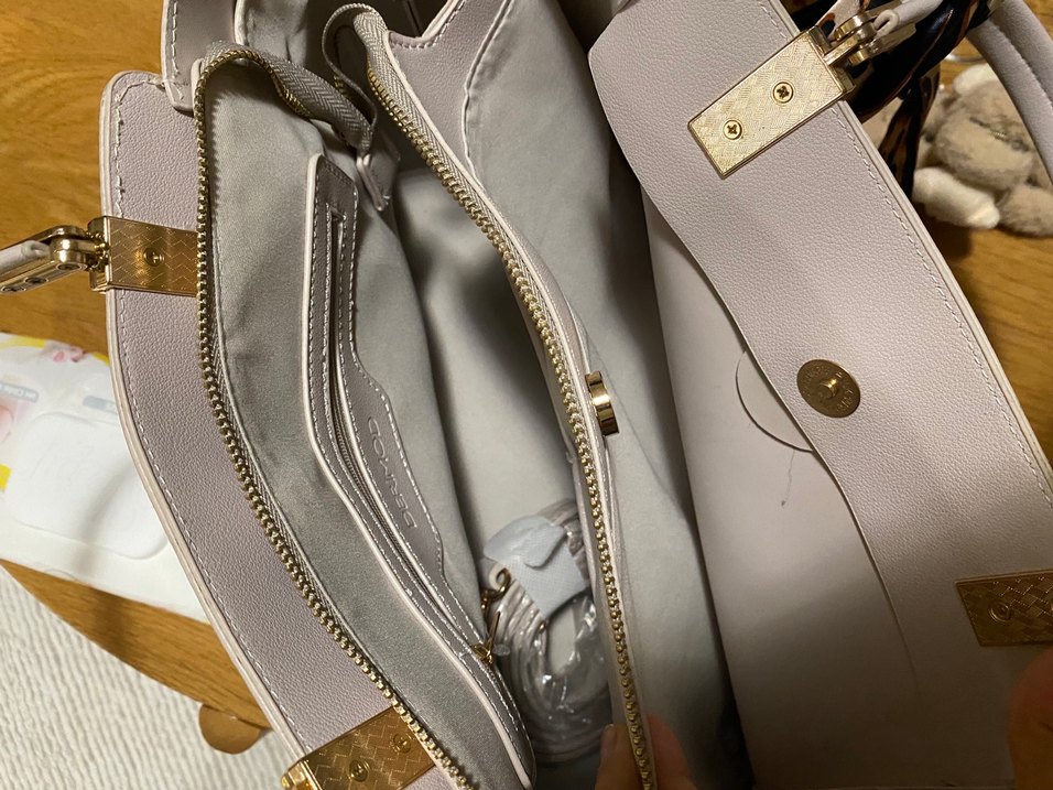 Bej Modern Klasik Kadın Çanta - Görsel 5