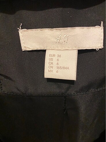 36 Beden H&M mont