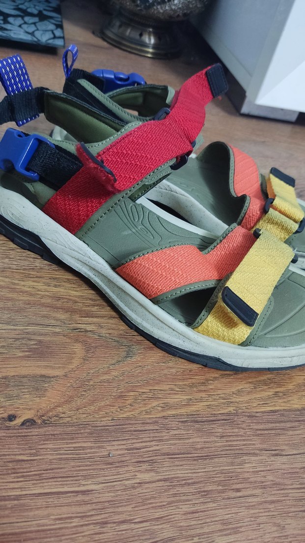Çok Renkli Spor Sandalet Velcro - Görsel 2