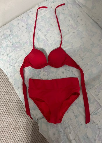 Kırmızı Mini Strappy Bikini