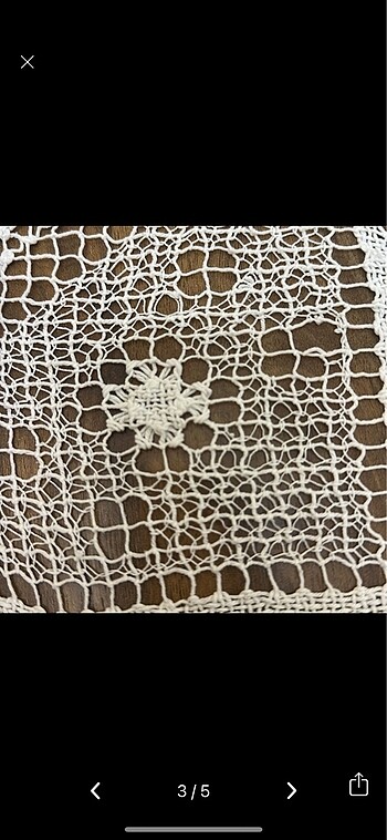 Beden Dantel masa üstü 145x165 cm