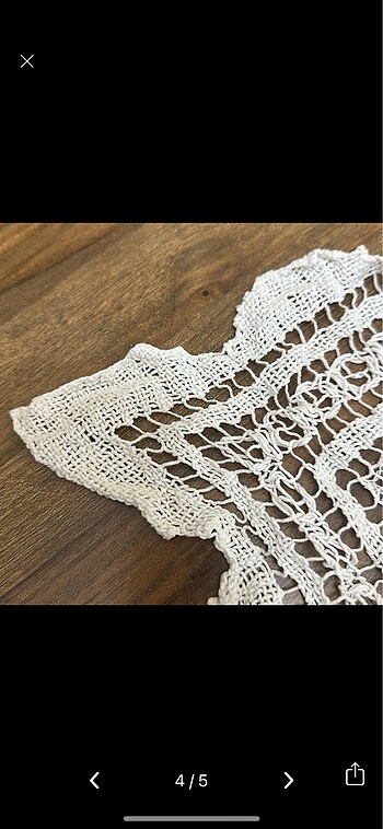 Beden beyaz Renk Dantel masa üstü 145x165 cm