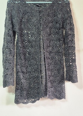 MNG Örgü Bohem Hırka - Görsel 2