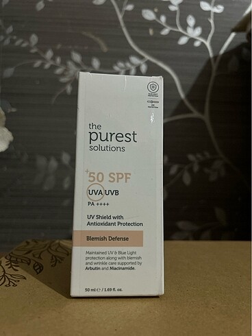 The Purest Solutions Blemish Defense, UV Shield with Antioxidant