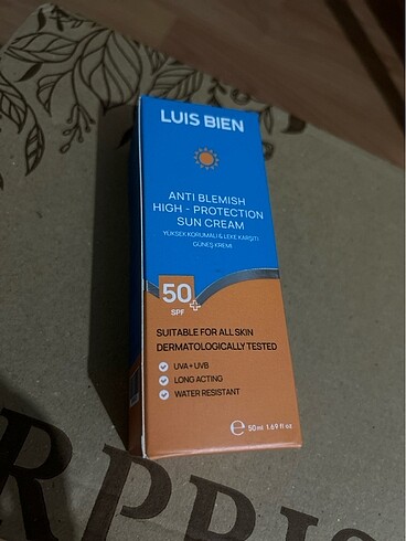 Luis Bien Yüksek Korumalı & Leke Karşıtı Güneş Kremi
