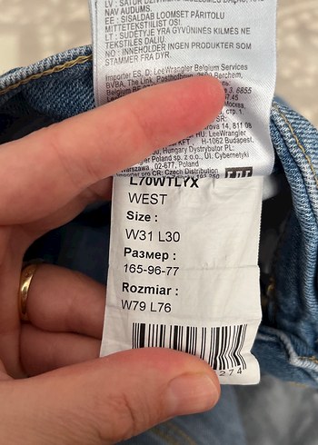 Geniş Kesim Mavi Denim Erkek Kot Pantolon - Görsel 3
