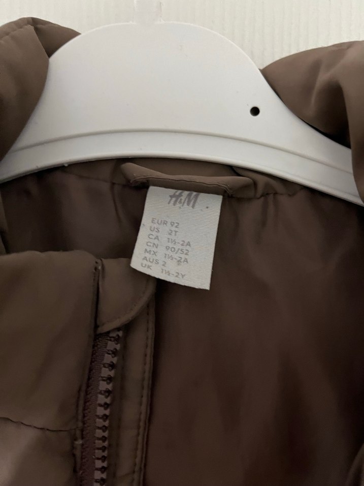 Erkek Çocuk Kahverengi Yünlü Yelek - Görsel 2