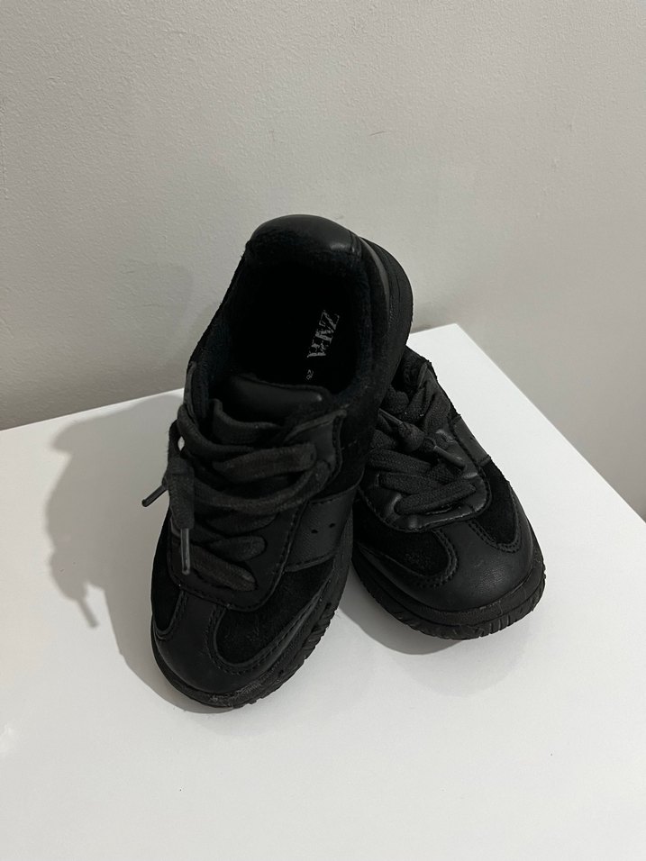 Erkek Çocuk Siyah Basic Spor Ayakkabı - Görsel 4