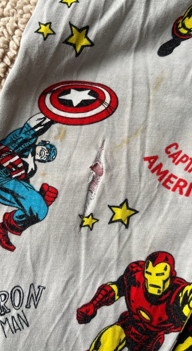 Çocuk Gri Marvel Baskılı Uzun Kollu Pijama - Görsel 2