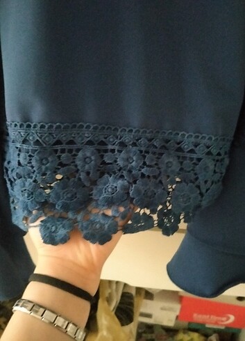 Diğer Lacivert crop bluz