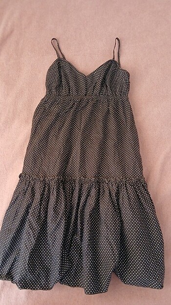 Coquette Puantiye Vintage Elbise