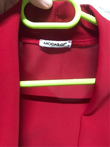 xl Beden kırmızı Renk Moda ilgi yazlık ceket moda ilgi ceket yarım kol