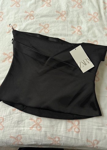 Kadın Siyah zara Straplez Bustiyer - Görsel 6