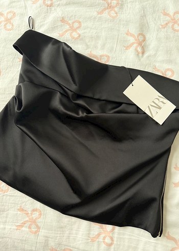 Kadın Siyah zara Straplez Bustiyer - Görsel 3