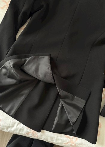 Siyah Dilvin Kadın Düğmeli Blazer Ceket - Görsel 7