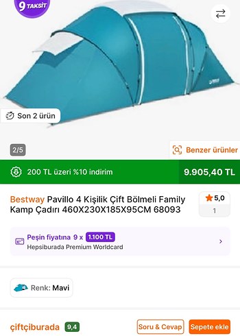 Bestway Çadır - Görsel 5