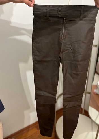 İpekyol Kahverengi Mumlu Kadın Pantolon - Görsel 3