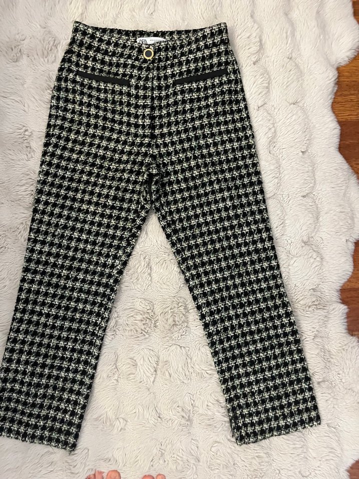 Kışlık kareli pantolon - Görsel 2