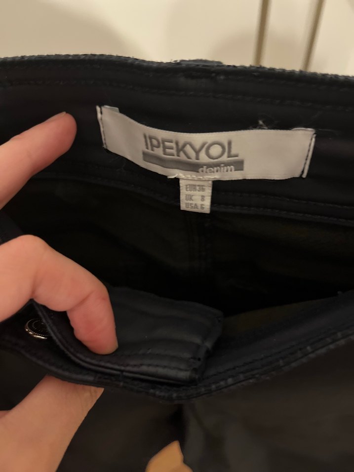 İpekyol Lacivert Mumlu Skinny Pantolon - Görsel 4