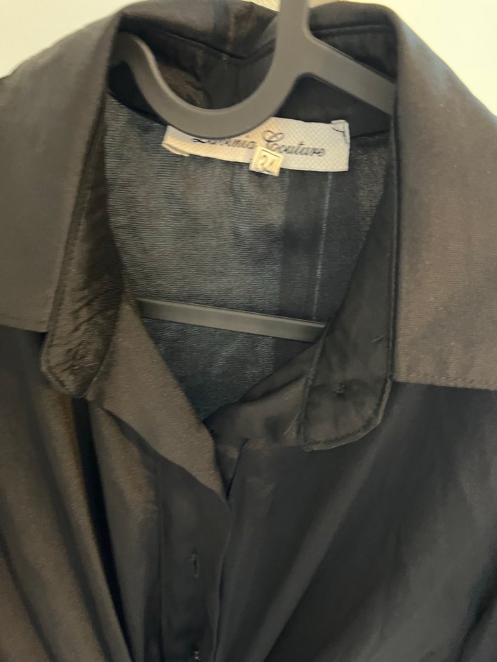 Lavinia Couture Siyah Şık Elbise Beli Bağlamalı - Görsel 4