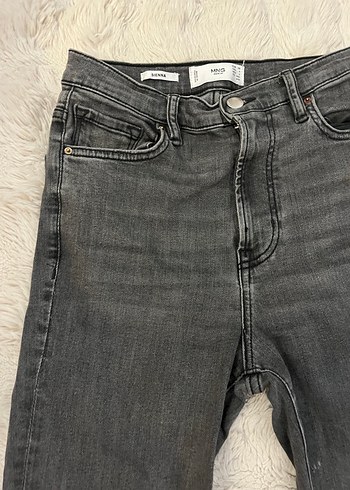 Mango Kısa Flare Kadın Jean - Görsel 6