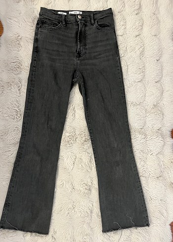 Mango Kısa Flare Kadın Jean - Görsel 5