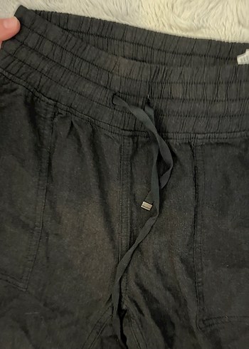 xs Beden Zara Kumaş Görünümlü Jogger Pantolon