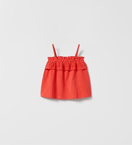 Kontrast İşlemeli Bluz (Zara)