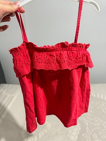Zara Kontrast İşlemeli Bluz (Zara)