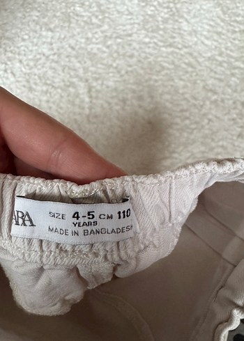 Zara Kız çocuk şort etek - Görsel 4