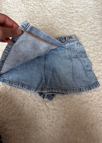 Zara  Kot Şort etek 4-5 yaş - Görsel 2