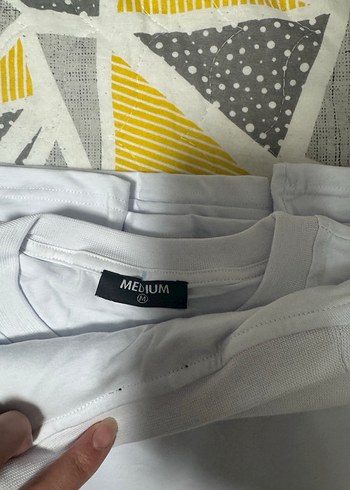 Beyaz Erkek T-shirt - Görsel 8