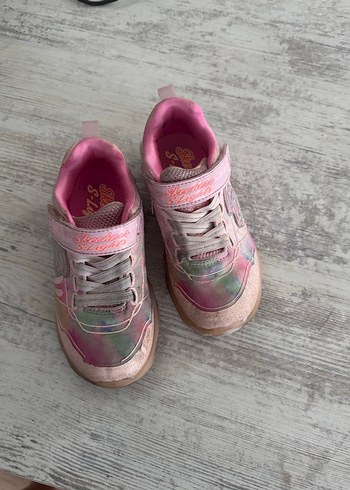 Kız Çocuk Pembe Renkli  Spor Ayakkabı - Görsel 4