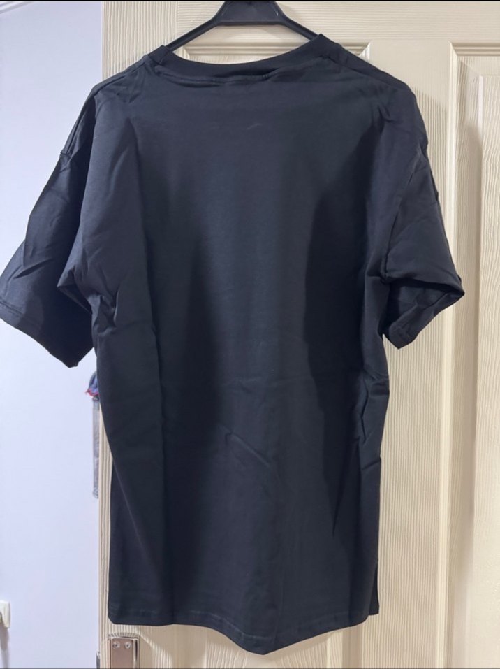 Erkek Siyah Basic  Tişört - Görsel 2