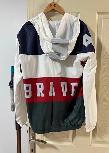 Renk Bloklu Kapüşonlu Erkek Yağmurluk - Görsel 3