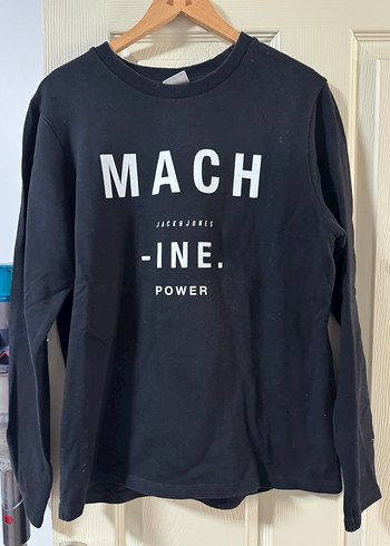 Diğer Siyah Baskılı Erkek Sweatshirt