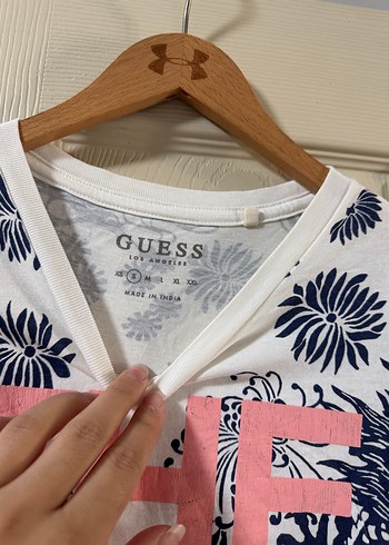 Baskılı Beyaz Tişört, Kısa Kollu - Görsel 2