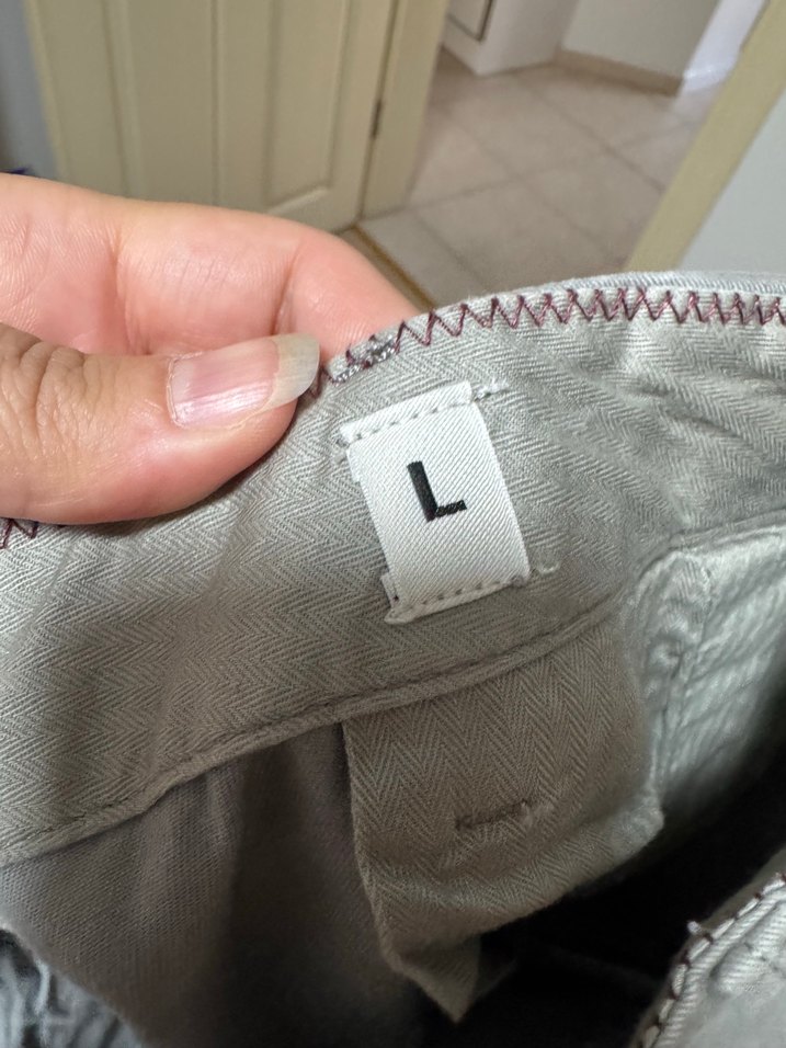 Gri Erkek Rahat Kesim Mini Kot Şort - Görsel 5