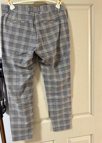 Gri Kareli Pantolon - Görsel 2